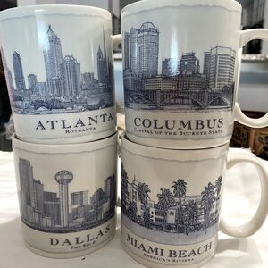 Starbucks 18oz City Skyline Mug Set